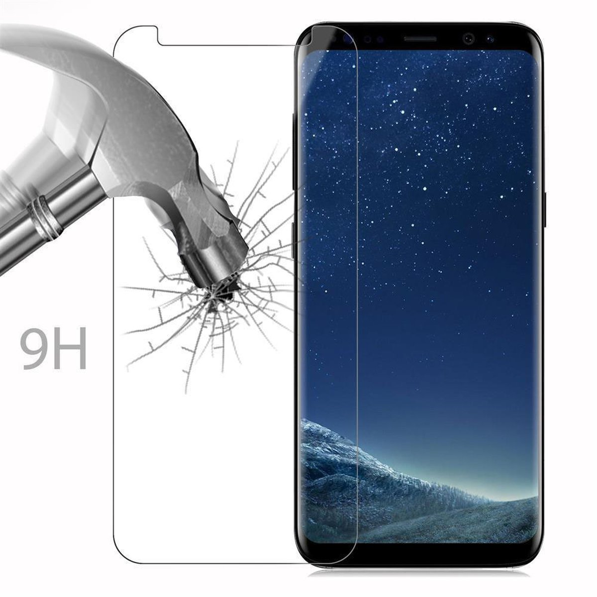 CADORABO Schutzglas Tempered Glas Schutzfolie(für S8) Samsung Galaxy