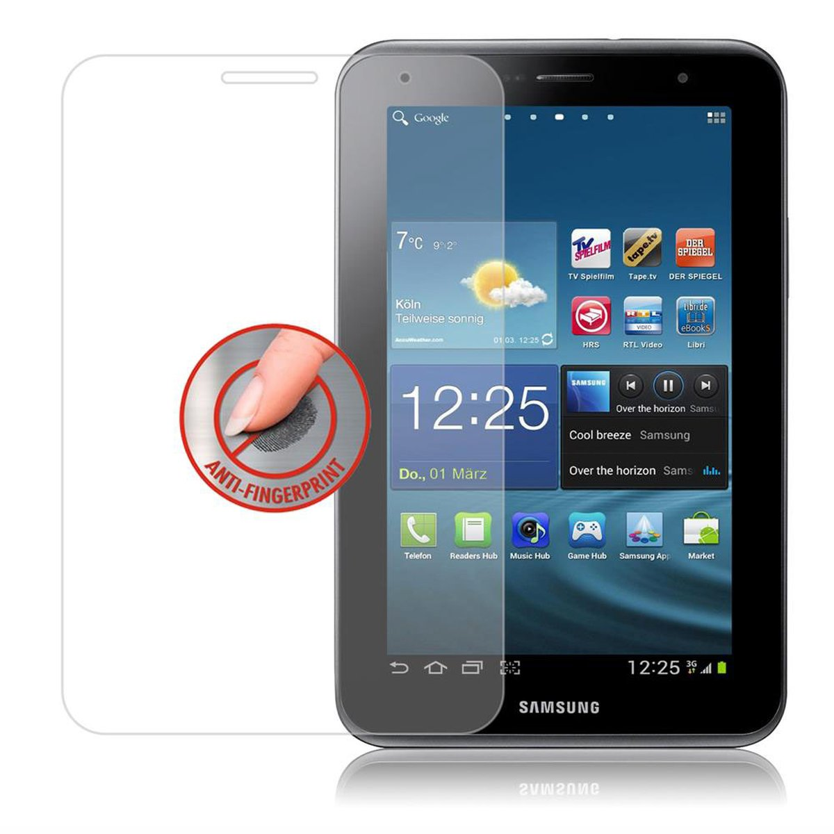 CADORABO Schutzglas Tablet Schutzfolie(für Samsung (8 Galaxy 2 Zoll)) Tab
