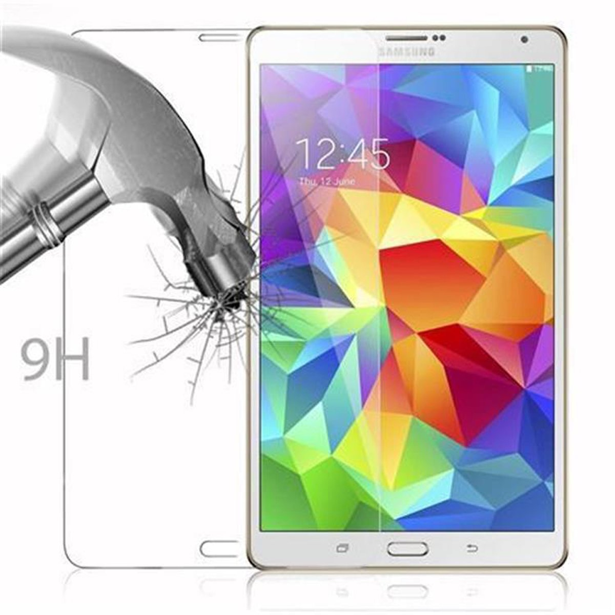 CADORABO Schutzglas Tablet Schutzfolie(für Samsung Zoll)) Galaxy S (8.4 Tab