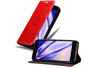 carcasa de móvil Funda libro para Móvil - Carcasa protección resistente de estilo libro;CADORABO, Xiaomi, RedMi NOTE 5A PRIME, rojo manzana