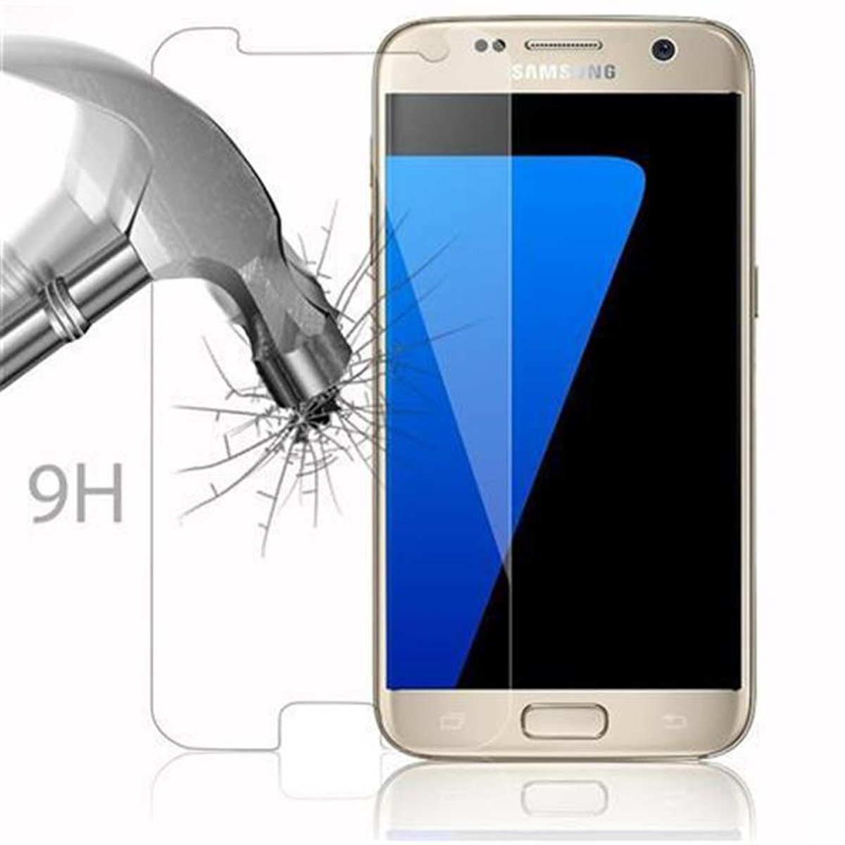 Schutzglas(für S7) Schutzglas Samsung CADORABO Galaxy