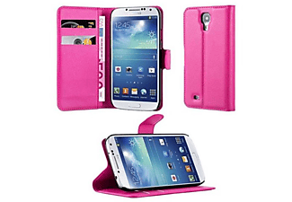 carcasa de móvil Funda libro para Móvil - Carcasa protección resistente de estilo libro;CADORABO, Samsung, Galaxy S4, rosa cereza
