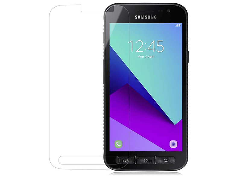 CADORABO Schutzglas Glas / Schutzfolie(für Galaxy XCover 4s) XCover 4 Tempered Samsung