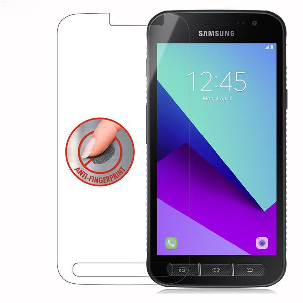 CADORABO Schutzglas Samsung XCover Galaxy 4s) / Schutzfolie(für Glas XCover 4 Tempered