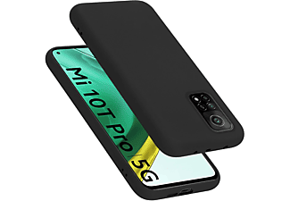 carcasa de móvil  - Funda flexible para móvil - Carcasa de TPU Silicona ultrafina CADORABO, Xiaomi, Mi 10T / 10T Pro, liquid negro