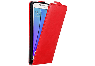 carcasa de móvil Funda flip cover para Móvil - Carcasa protección resistente de estilo Flip;CADORABO, Samsung, Galaxy NOTE 5, rojo manzana