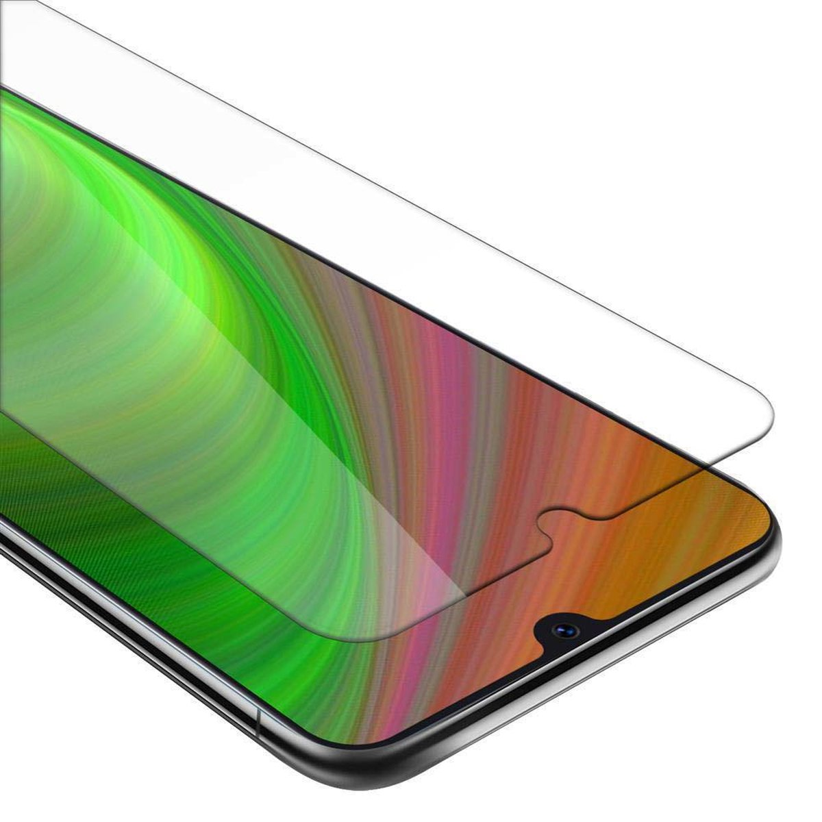 CADORABO Schutzglas Tempered Glas / / 4G A50s Samsung A30s) Schutzfolie(für Galaxy A50