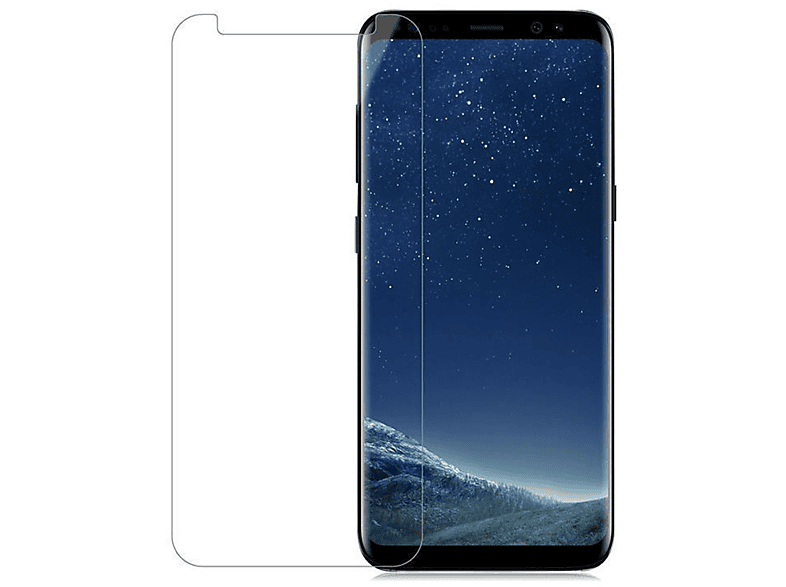 CADORABO Schutzglas Tempered Galaxy S8) Samsung Schutzfolie(für Glas