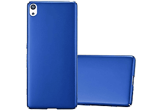 carcasa de móvil Funda rígida para móvil de plástico duro – Carcasa Hard Cover protección;CADORABO, Sony, Xperia XA, metal azul