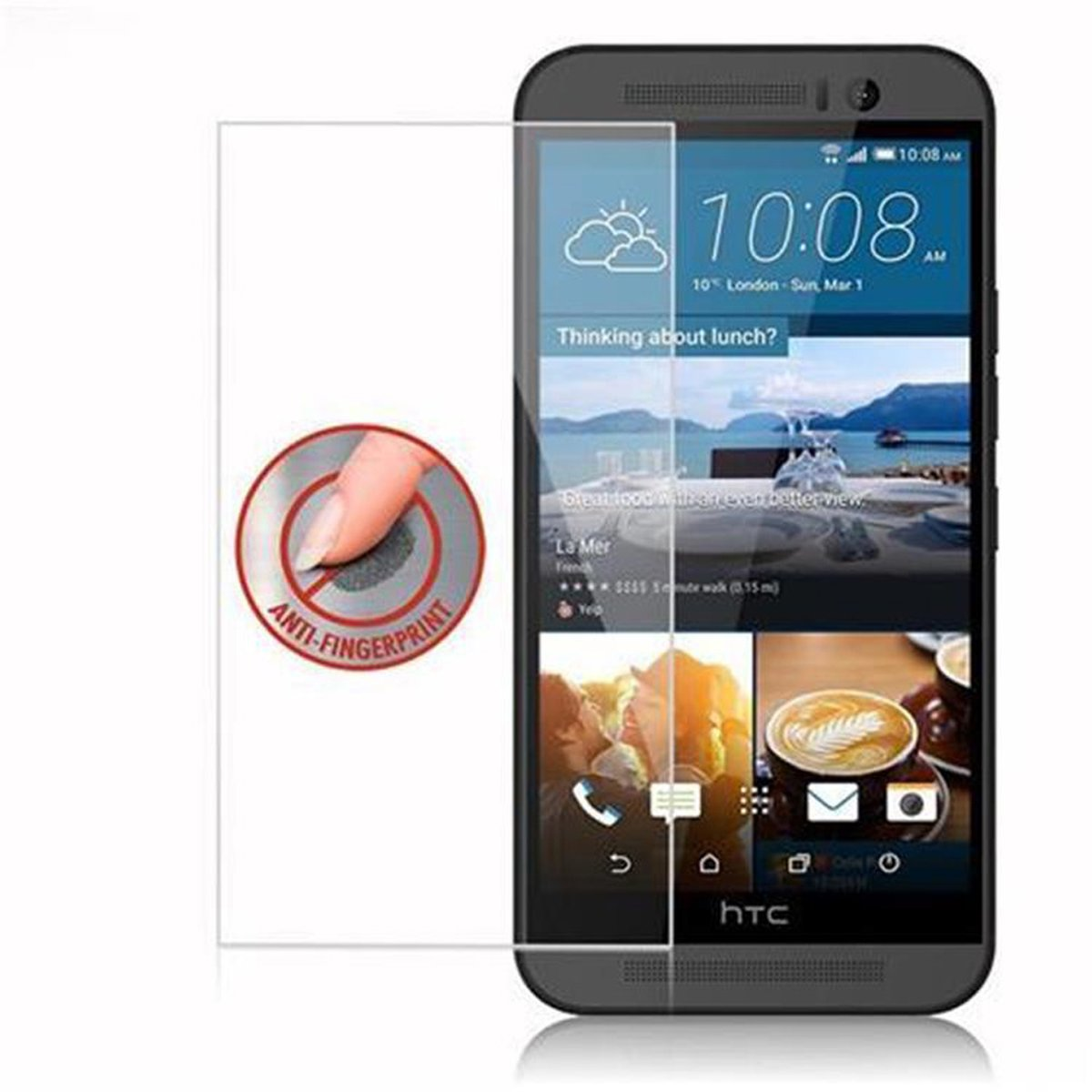 Glas M9) Schutzglas ONE Schutzfolie(für CADORABO HTC Tempered