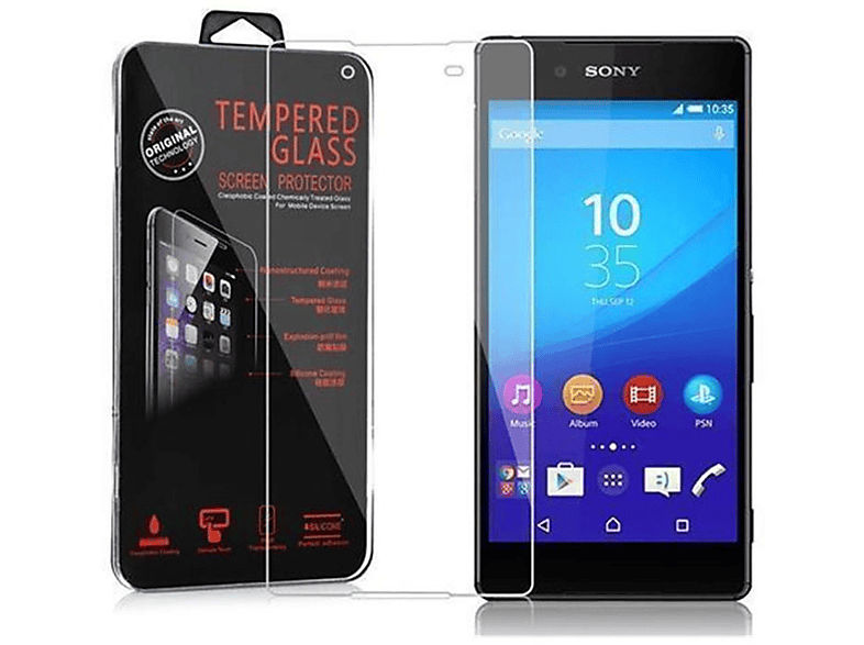 Tempered Xperia PLUS Sony Z4) / Z3 Glas Schutzglas Schutzfolie(für CADORABO