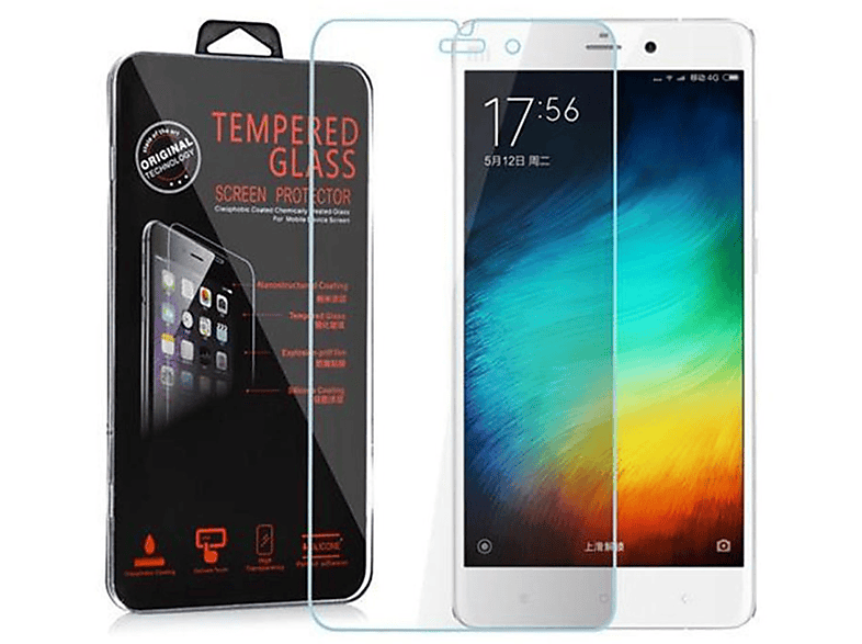 Protector Pantalla Película Protectora De Pantalla Cadorabo Xiaomi Mi Note Vidrio Templado 6252