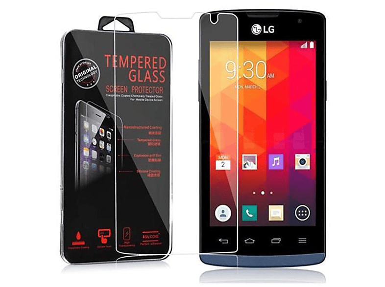 Película Protectora Protector De Pantalla De Vidrio Templado Tempered Glass Cadorabo Lg 0257