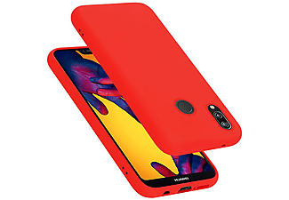 carcasa de móvil  - Funda flexible para móvil - Carcasa de TPU Silicona ultrafina CADORABO, Huawei, P20 LITE / NOVA 3E, liquid rojo