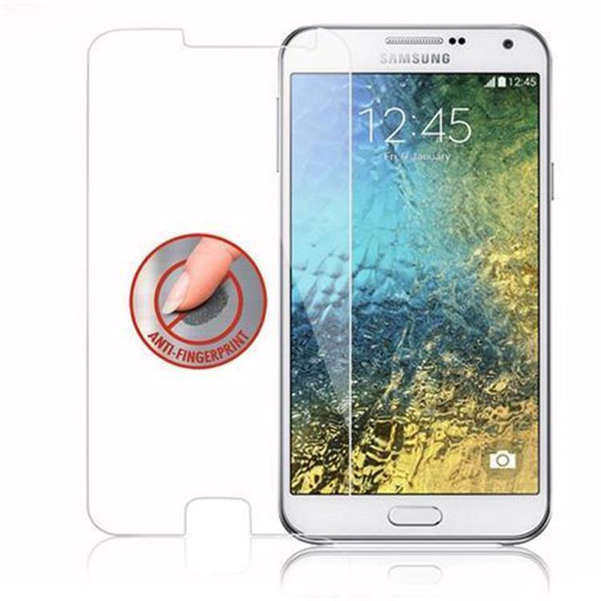 CADORABO Schutzglas Tempered Glas Schutzfolie(für Samsung E7) Galaxy