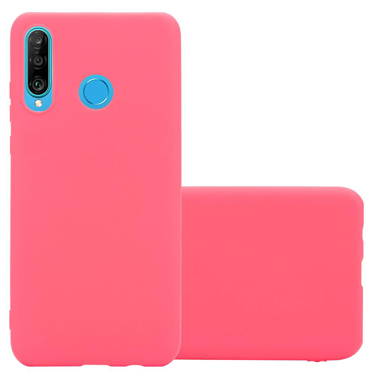 ROT CANDY CADORABO TPU Hülle LITE, Candy im Backcover, Huawei, P30 Style,