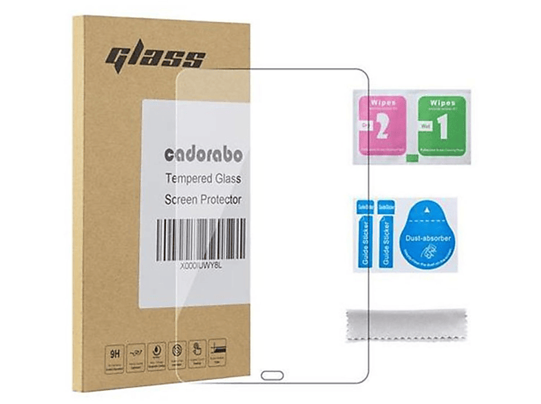 CADORABO Schutzglas Tablet Schutzfolie(für Samsung Galaxy Tab E Zoll)) (9.7