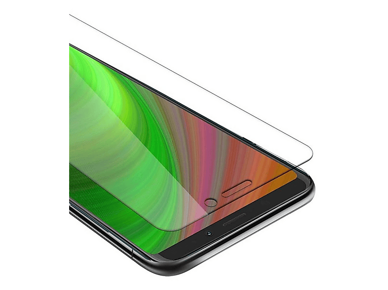 cadorabo 3x Verre Trempé compatible avec Vivo V7 PLUS en HAUTE TRANSPARENT - Pack de 3 Verre de protection d'écran trempé (Tempered) en dureté 9H avec 3D touch