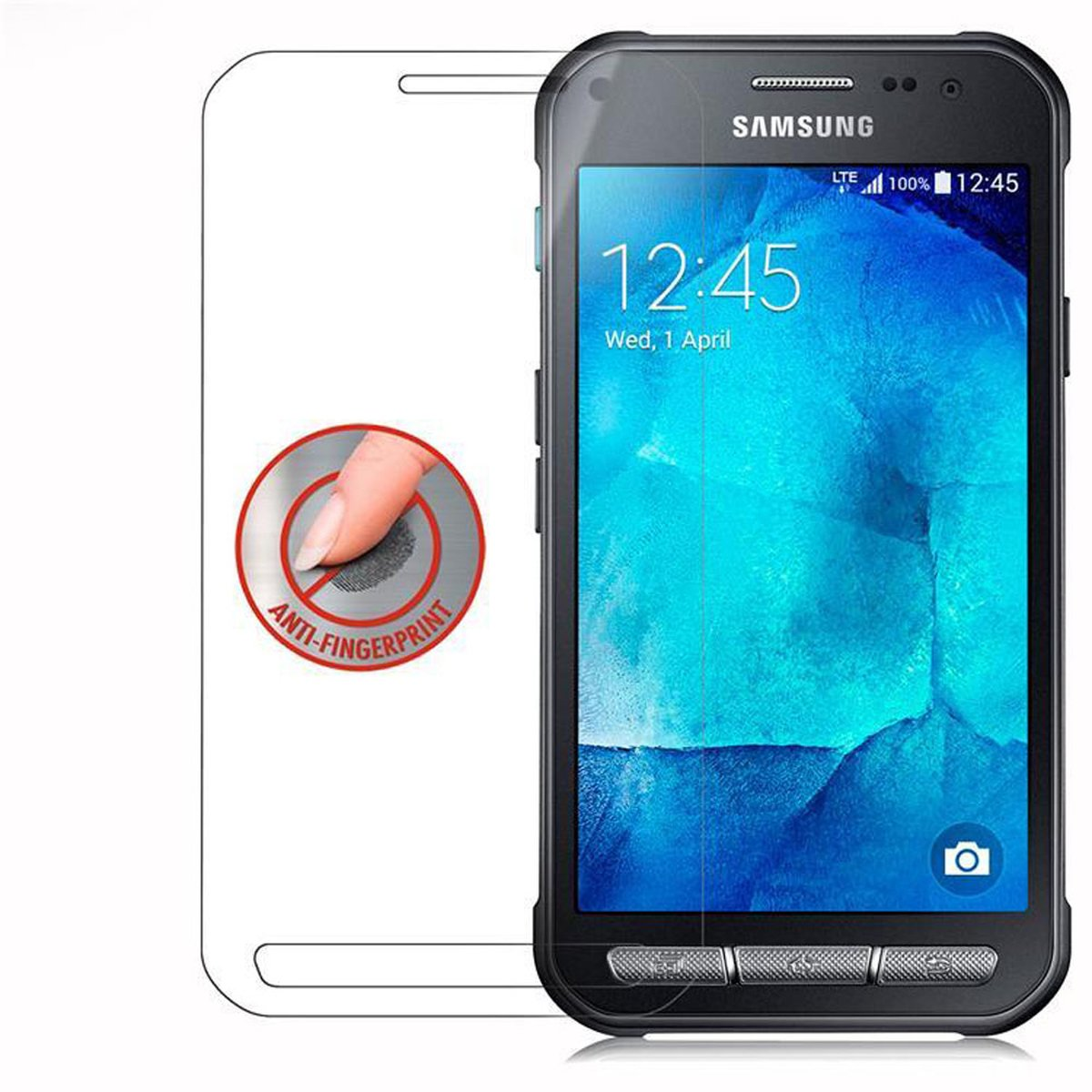 3) Samsung Tempered XCover Glas Schutzfolie(für Galaxy CADORABO Schutzglas