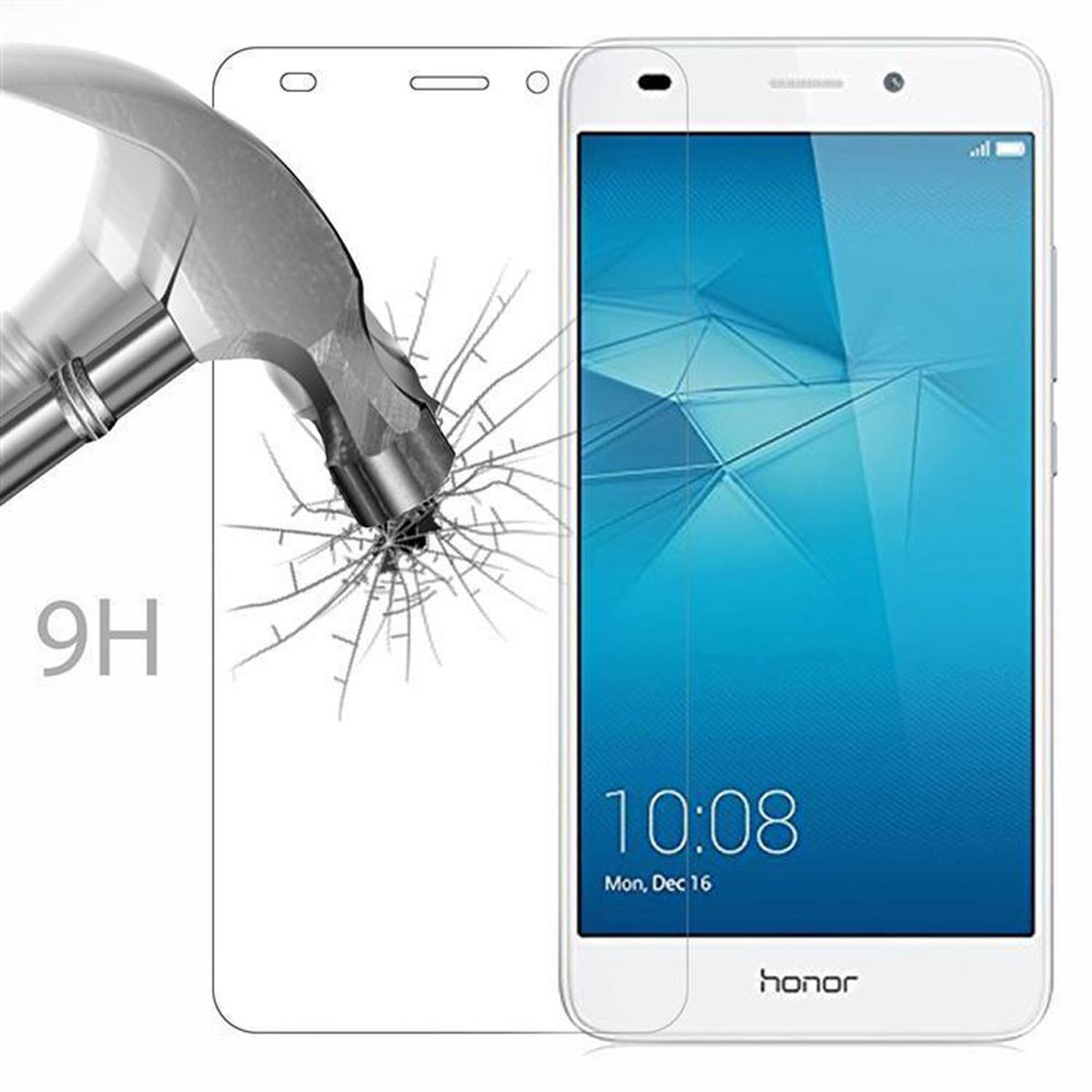 Glas CADORABO Schutzglas Tempered Honor 5C) Schutzfolie(für