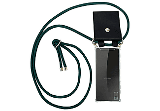 carcasa de móvil  - Funda flexible para móvil - Carcasa de TPU Silicona ultrafina CADORABO, Sony, Xperia XA1, verde ejército