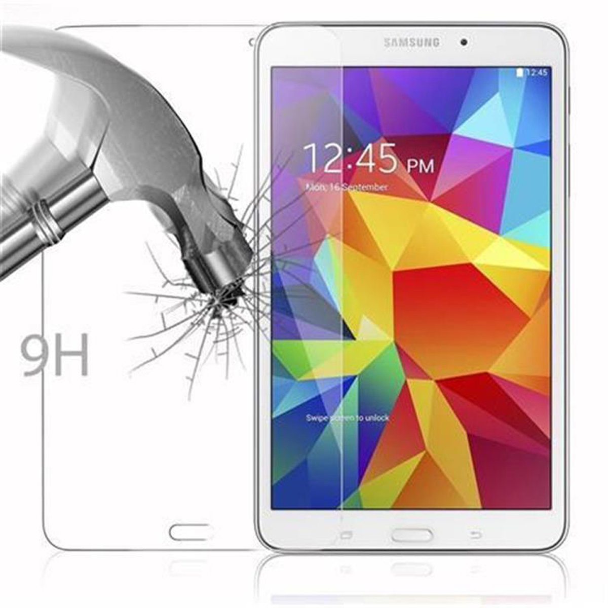 Schutzglas CADORABO Schutzfolie(für 4 Samsung Tablet Zoll)) (8 Galaxy Tab