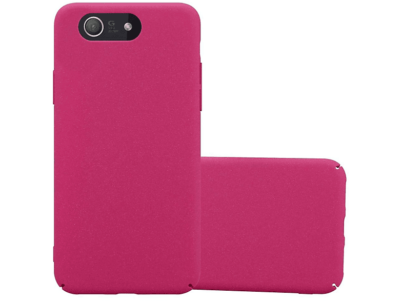 Frosty Backcover, PINK Sony, Hard im Z3 FROSTY Style, Case Xperia COMPACT, CADORABO Hülle