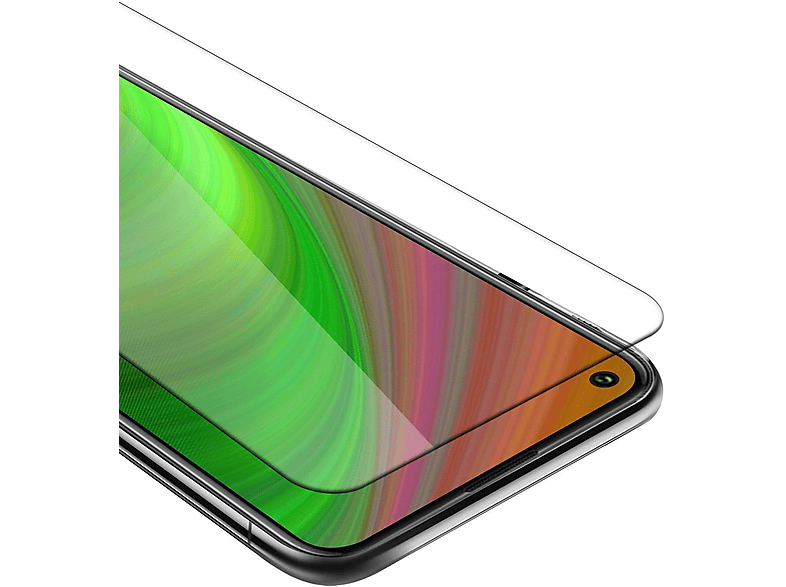 Cadorabo Pellicola In Vetro Temperato 9H Per Oppo A52, Copertura Completa, Trasparente Con Bordo Nero, Compatibile Con 3D Touch - 2