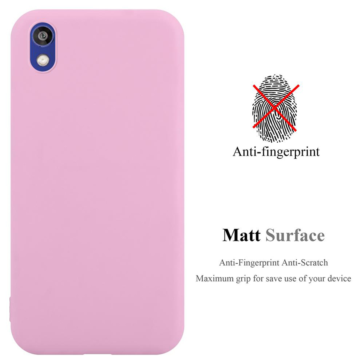 Style, Candy / Y5 CANDY Huawei, / ROSA TPU Play Hülle 8 Backcover, 2019 CADORABO Enjoy im Honor 8S,