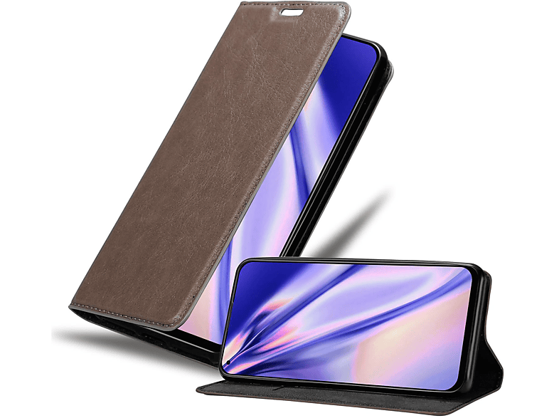 cadorabo Book Case compatible with ZTE Blade V2020 Smart in COFFEE