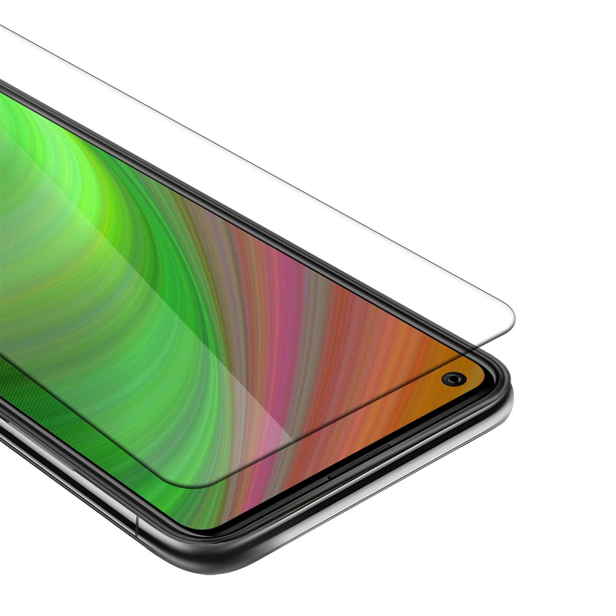 Telefono con protezione schermo applicata.