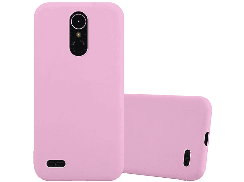 LG, Style, im ROSA Candy Backcover, CANDY Hülle 2017, K10 TPU CADORABO