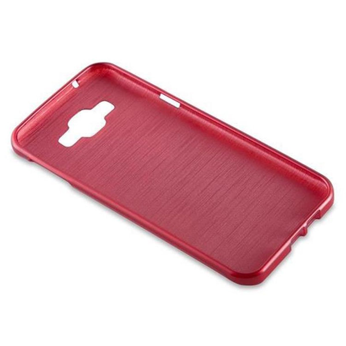 Galaxy CADORABO A8 TPU Backcover, Samsung, Hülle, Brushed 2015, ROT