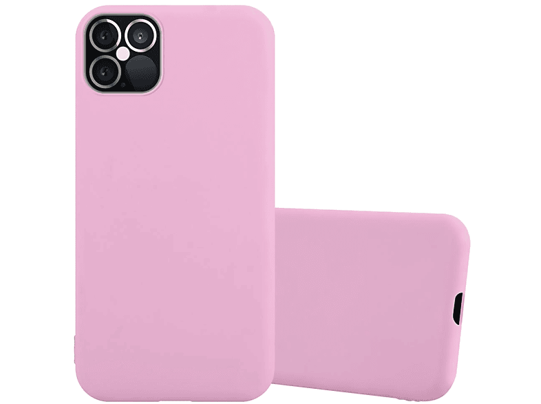 Candy TPU Backcover, Apple, PRO, CANDY / 12 iPhone im Hülle CADORABO 12 ROSA Style,