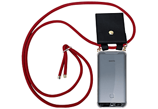 carcasa de móvil  - Funda flexible para móvil - Carcasa de TPU Silicona ultrafina CADORABO, Huawei, P9, rojo rubí