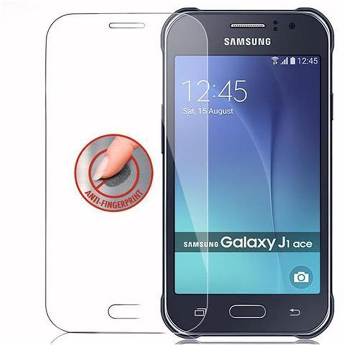 CADORABO ACE) Schutzglas J1 Tempered Glas Schutzfolie(für Samsung Galaxy