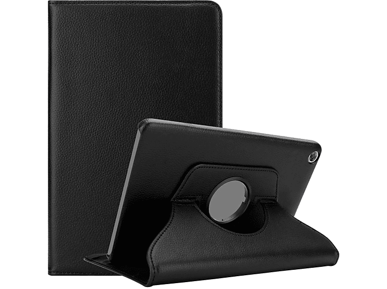 im Hülle Huawei, HOLUNDER 8 Bookcover, CADORABO Style, (8.4 M5 Zoll), Book MediaPad Tablet SCHWARZ