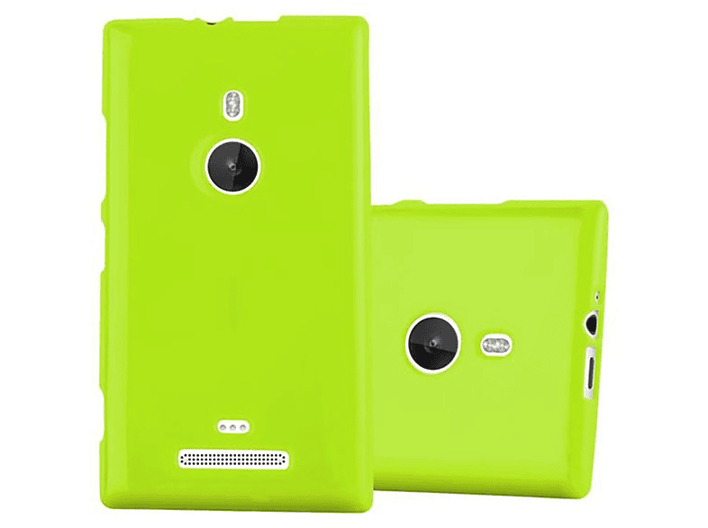 CADORABO TPU Jelly Handyhülle, Backcover, Nokia, Lumia 925, JELLY GRÜN | Backcover