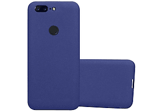 carcasa de móvil  - Funda flexible para móvil - Carcasa de TPU Silicona ultrafina CADORABO, OnePlus, 5T, frost azul oscuro