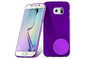 carcasa de móvil Funda flexible para móvil - Carcasa de TPU Silicona ultrafina;CADORABO, Samsung, Galaxy S6 EDGE, lila