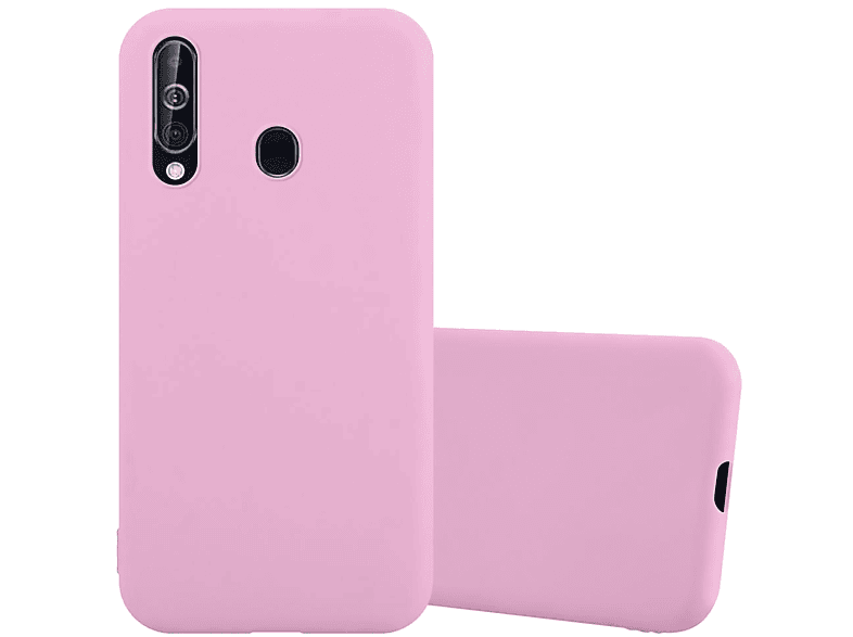 CADORABO Hülle ROSA im M40, CANDY Candy A60 Backcover, Galaxy TPU / Style, Samsung