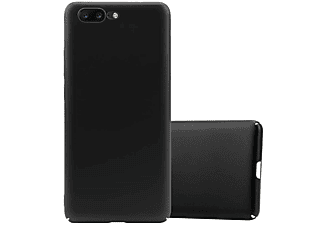 carcasa de móvil  - Funda rígida para móvil de plástico duro – Carcasa Hard Cover protección CADORABO, OnePlus, 5, metal negro