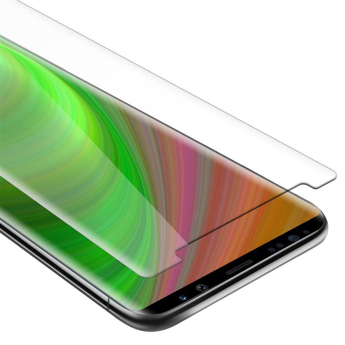 Samsung NOTE Tempered CADORABO Schutzglas 8) Glas Galaxy Schutzfolie(für