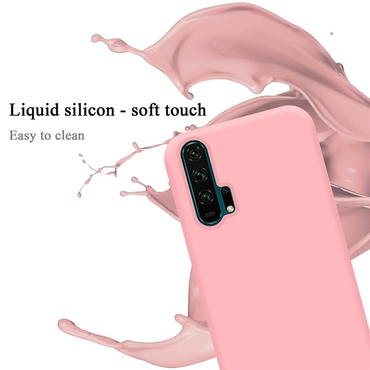 CADORABO PRO, Case LIQUID Honor, PINK Hülle Liquid im Silicone 20 Backcover, Style,