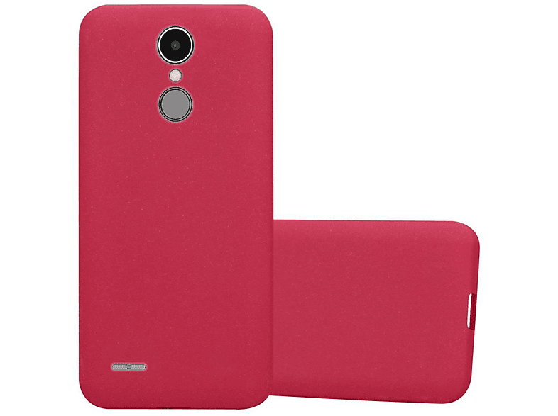 CADORABO TPU Frosted Schutzhülle, Backcover, ROT K8 FROST LG, 2017