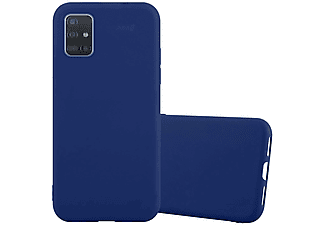 carcasa de móvil  - Funda flexible para móvil - Carcasa de TPU Silicona ultrafina CADORABO, Samsung, Galaxy A72 5G, candy azul oscuro