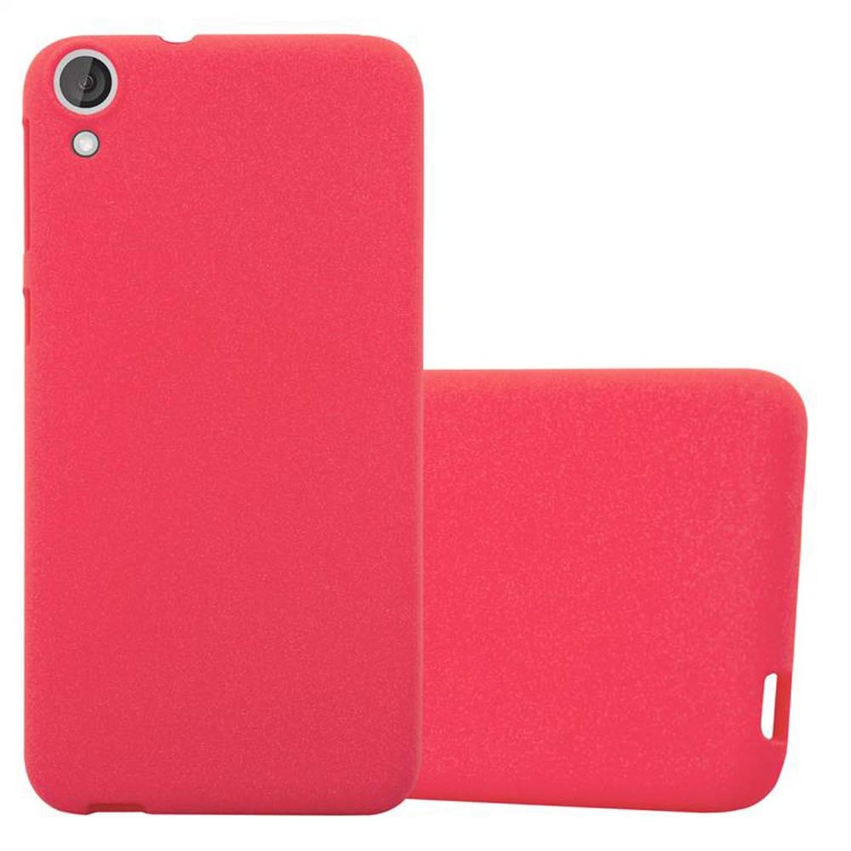 CADORABO TPU ROT 820, FROST HTC, Backcover, Desire Frosted Schutzhülle