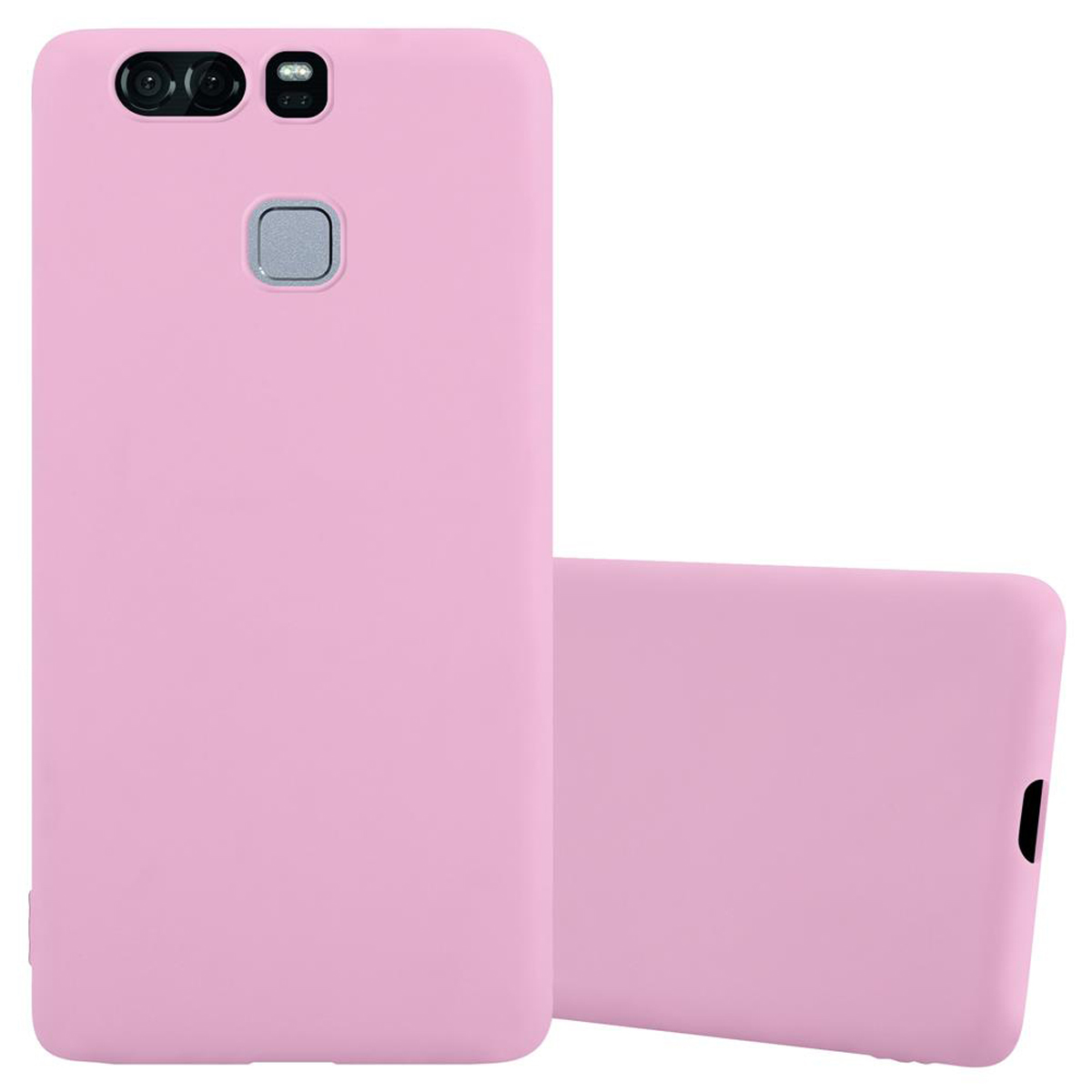 CADORABO Hülle im Style, P9, Candy Backcover, ROSA CANDY Huawei, TPU