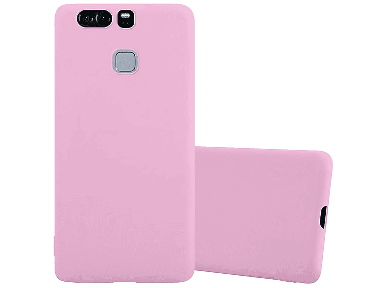 Backcover, ROSA Candy Hülle CADORABO P9, CANDY Style, im TPU Huawei,