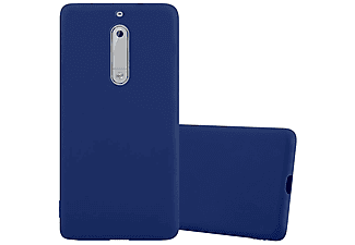 carcasa de móvil  - Funda flexible para móvil - Carcasa de TPU Silicona ultrafina CADORABO, Nokia, 5, candy azul oscuro